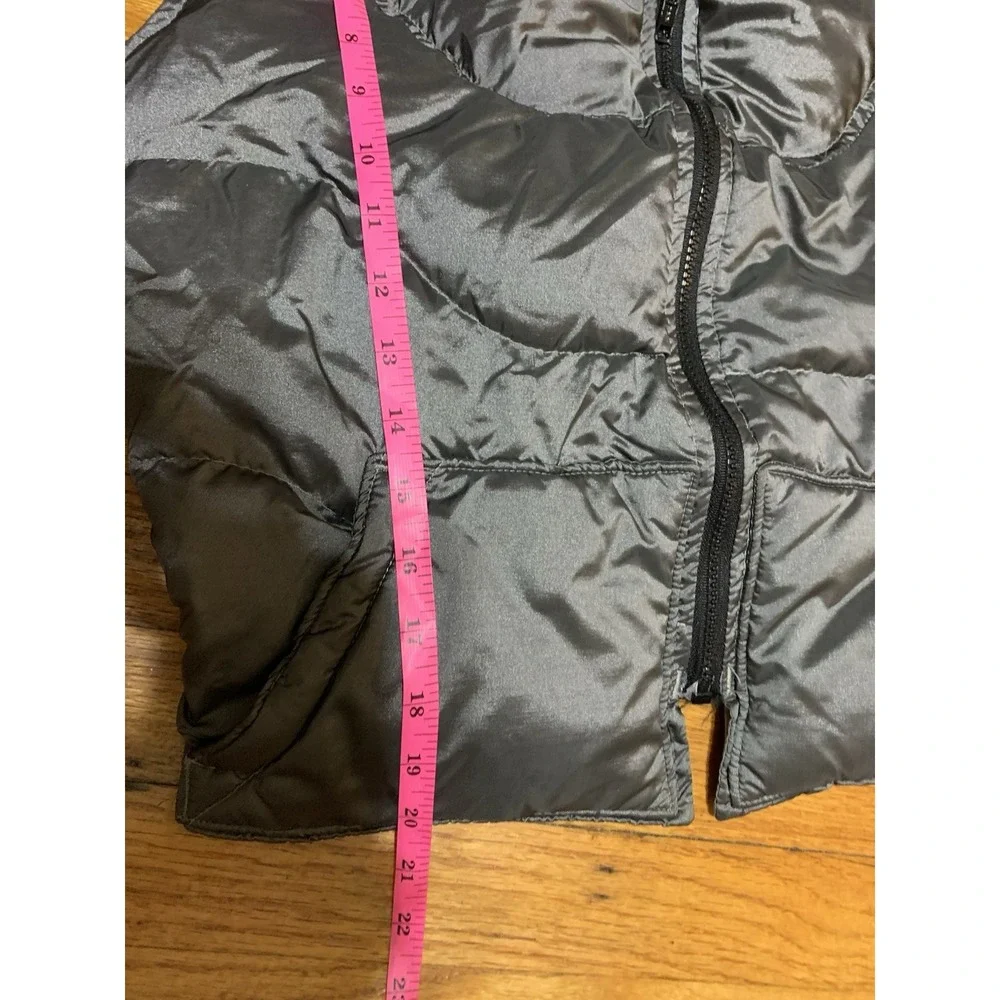 Jansport Vintage Goose Down Puffer Vest Corduroy Collar Womens Large